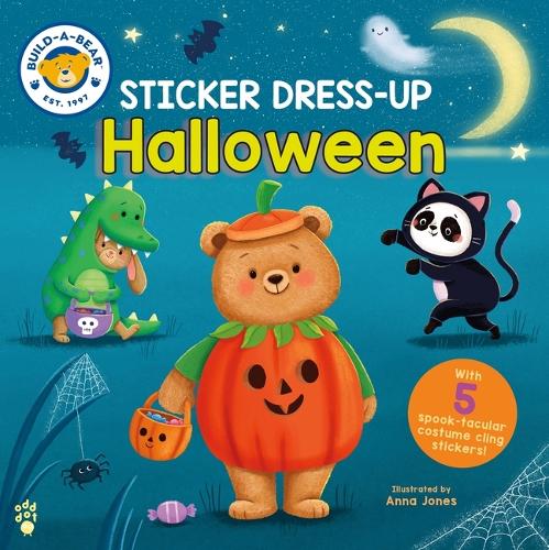 Паперова книга «Build-A-Bear: Sticker Dress-Up: Halloween», автор Одд Дот - фото №1