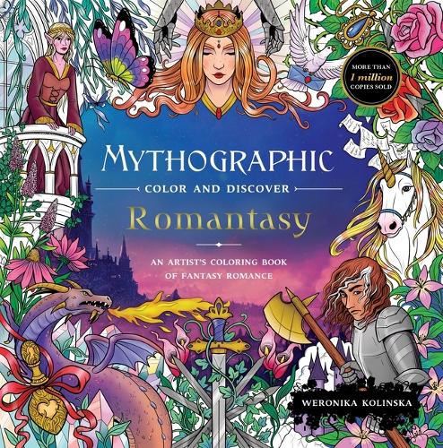 Бумажная книга «Mythographic Color and Discover: Romantasy: An Artist’s Coloring Book of Fantasy Romance», автор Вероника Колинска - фото №1