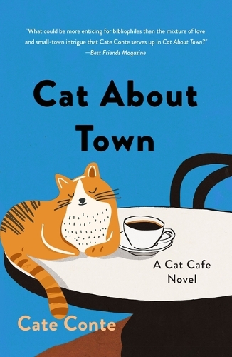 Паперова книга «Cat About Town: A Cat Cafe Mystery», автор Кейт Конте - фото №1