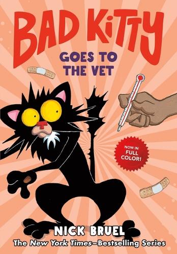 Паперова книга «Bad Kitty Goes to the Vet», автор Нік Брюель - фото №1