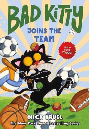 Бумажная книга «Bad Kitty Joins the Team», автор Ник Брюэль - фото №1