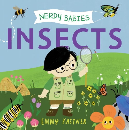 Паперова книга «Nerdy Babies: Insects», автор Еммі Кастнер - фото №1