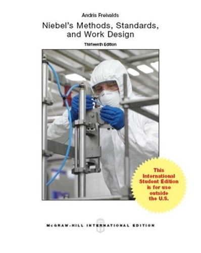 Паперова книга «Niebel's Methods, Standards, & Work Design», авторів Андріс Фрейвальдс, Бенджамін Нібель - фото №1