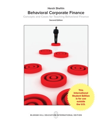 Бумажная книга «Behavioral Corporate Finance», автор Херш Шефрин - фото №1