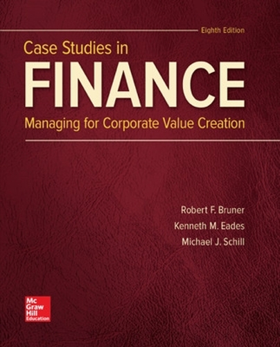 Бумажная книга «Case Studies in Finance», автор Роберт Брунер - фото №1