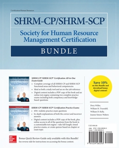 Бумажная книга «SHRM-CP/SHRM-SCP Certification Bundle», авторов Дори Уиллер, Джоанн Саймон-Уолтерс - фото №1