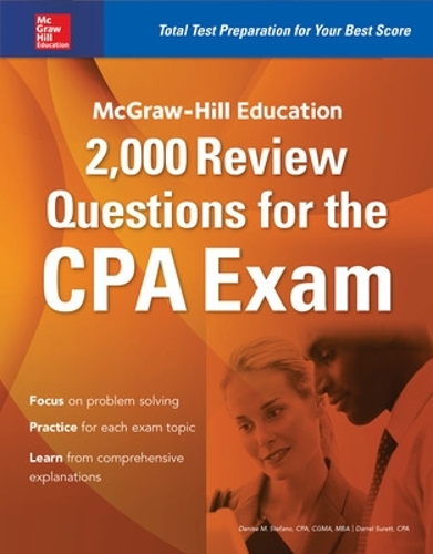 Бумажная книга «McGraw-Hill Education 2,000 Review Questions for the CPA Exam», автор Даррел Суретт - фото №1