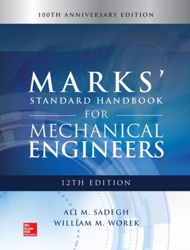 Паперова книга «Marks' Standard Handbook for Mechanical Engineers», автор Алі Садег - фото №1