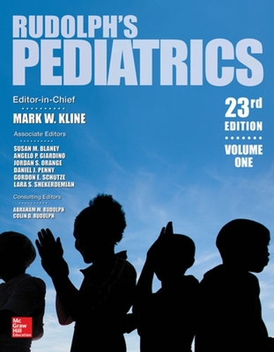 Паперова книга «Rudolph's Pediatrics», авторів Абрахам М. Рудольф, Анджело П. Джардіно, Колін Д. Рудольф - фото №1