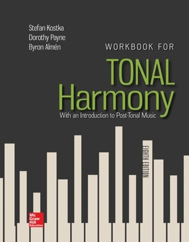 Паперова книга «Workbook for Tonal Harmony», автор Стефан Костка - фото №1