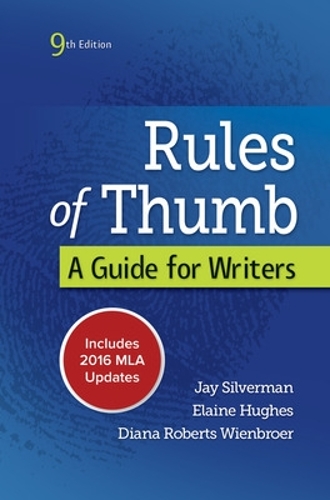 Бумажная книга «Rules of Thumb 9e MLA 2016 UPDATE», авторов Диана Винброер, Элейн Хьюз - фото №1