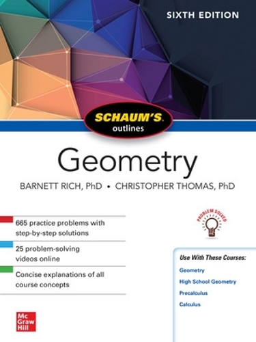 [object Object] «Schaum's Outline of Geometry, Sixth Edition», авторів Барнетт Річ, Крістофер Томас - фото №1