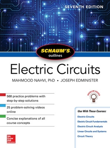 Бумажная книга «Schaum's Outline of Electric Circuits, Seventh Edition», авторов Джозеф Эдминистер, Махмуд Нахви - фото №1