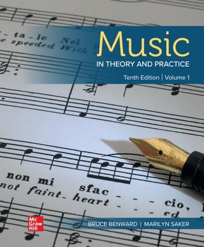 Паперова книга «Music in Theory and Practice Volume 1», автор Брюс Бенвард - фото №1