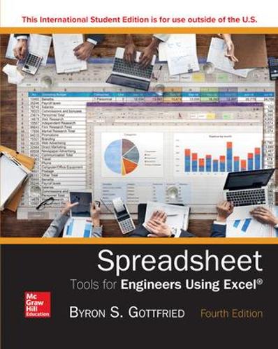 Бумажная книга «ISE Spreadsheet Tools for Engineers Using Excel», автор Байрон Готтфрид - фото №1