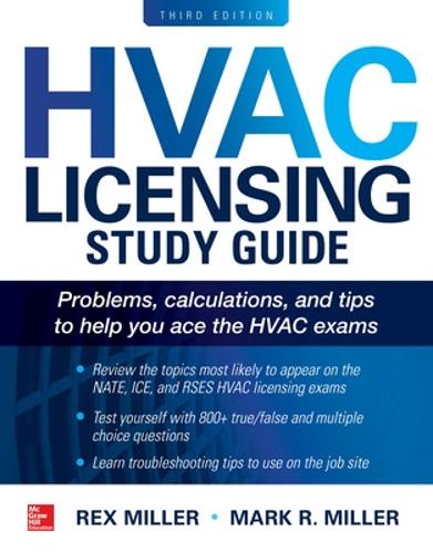 Паперова книга «HVAC Licensing Study Guide, Third Edition», автор Рекс Міллер - фото №1