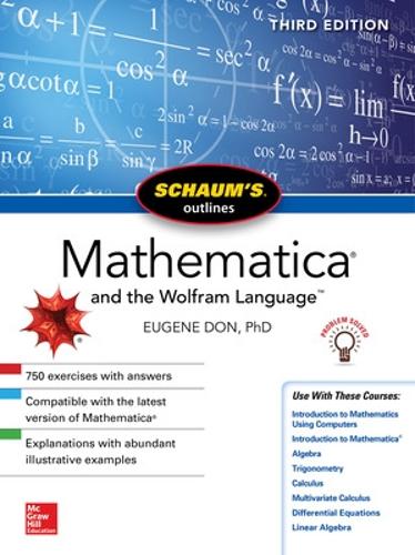 [object Object] «Schaum's Outline of Mathematica, Third Edition», автор Юджин Дон - фото №1