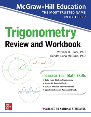 Паперова книга «McGraw-Hill Education Trigonometry Review and Workbook», авторів Сандра Луна Маккун, Вільям Кларк - фото №1