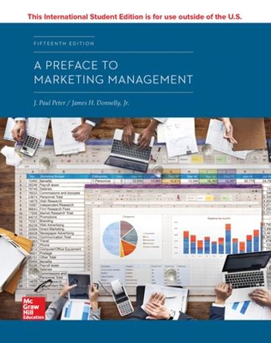 Бумажная книга «ISE A Preface to Marketing Management», авторов Дж. Пол Питер, Джеймс Доннелли - фото №1
