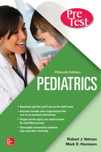 Паперова книга «Pediatrics PreTest Self-Assessment And Review, Fifteenth Edition», автор Марк Горманн - фото №1