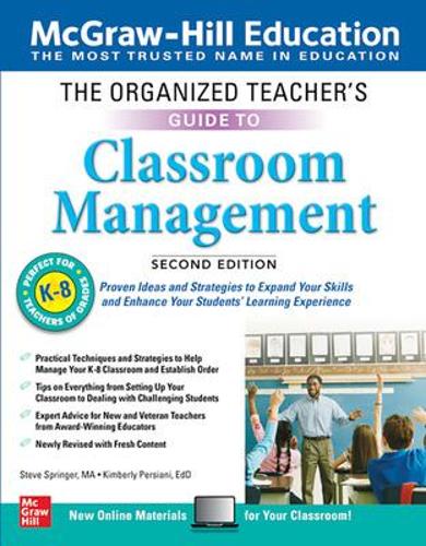 Бумажная книга «The Organized Teacher's Guide to Classroom Management, Grades K-8, Second Edition», авторов Кимберли Персиани, Стив Спрингер - фото №1