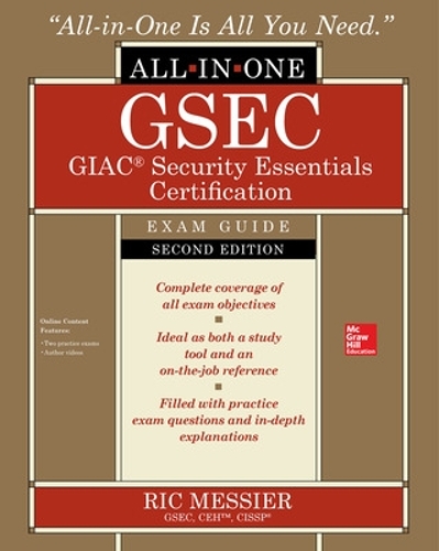 [object Object] «GSEC GIAC Security Essentials Certification All-in-One Exam Guide, Second Edition», автор Рік Мессьє - фото №1