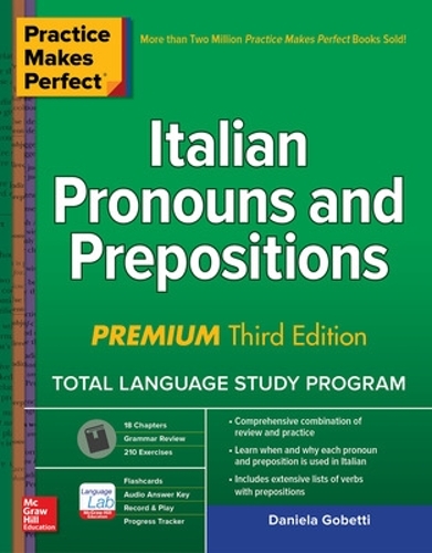 Паперова книга «Practice Makes Perfect: Italian Pronouns and Prepositions, Premium Third Edition», автор Даніела Гобетті - фото №1