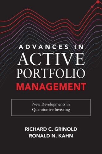 Бумажная книга «Advances in Active Portfolio Management: New Developments in Quantitative Investing», автор Рональд Кан - фото №1