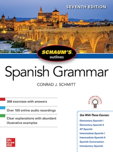 Паперова книга «Schaum's Outline of Spanish Grammar, Seventh Edition», автор Конрад Шмітт - фото №1