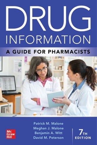 Бумажная книга «Drug Information: A Guide for Pharmacists», авторов Дэвид Петерсон, Патрик Мэлоун - фото №1