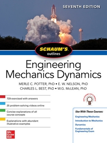 Бумажная книга «Schaum's Outline of Engineering Mechanics Dynamics, Seventh Edition», авторов Чарльз Бест, Э. Нельсон, Мерл Поттер - фото №1