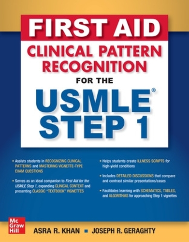 Паперова книга «First Aid Clinical Pattern Recognition for the USMLE Step 1», авторів Асра Р. Хан, Джозеф Р. Герагті - фото №1