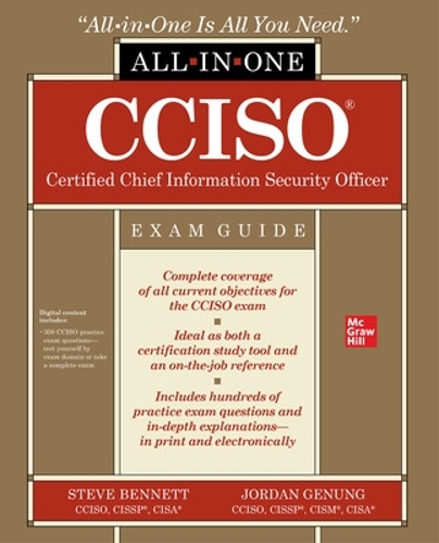 Паперова книга «CCISO Certified Chief Information Security Officer All-in-One Exam Guide», авторів Йордан Генунг, Стівен Беннетт - фото №1