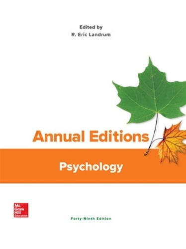 Бумажная книга «Annual Editions: Psychology», автор Р. Эрик Ландрум - фото №1