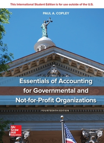 Бумажная книга «ISE Essentials of Accounting for Governmental and Not-for-Profit Organizations», автор Пол Копли - фото №1