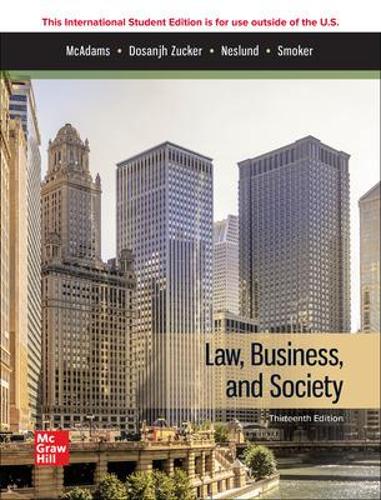 Бумажная книга «Law Business and Society ISE», автор Тони МакАдамс - фото №1