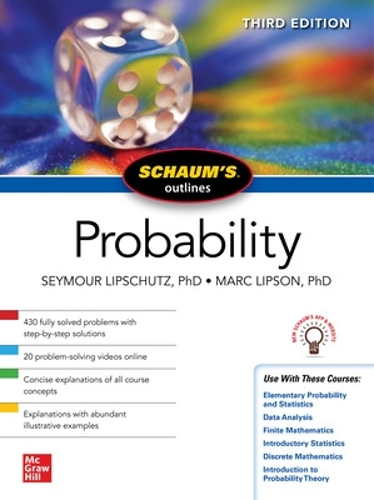 [object Object] «Schaum's Outline of Probability, Third Edition», авторів Марк Ліпсон, Сеймур Ліпшутц - фото №1