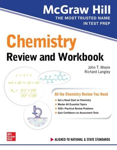 Паперова книга «McGraw Hill Chemistry Review and Workbook», авторів Джон Мур, Мері Міллхоллон, Річард Ленглі - фото №1