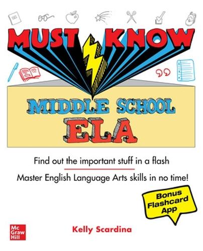 Паперова книга «Must Know Middle School ELA», автор Келлі Скардіна - фото №1