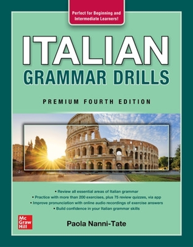Паперова книга «Italian Grammar Drills, Premium Fourth Edition», автор Паола Нанні-Тейт - фото №1