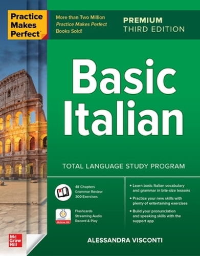 [object Object] «Practice Makes Perfect: Basic Italian, Premium Third Edition», автор Алессандра Вісконті - фото №1