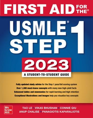 Бумажная книга «First Aid for the USMLE Step 1 2023», авторов Мэтью Сохат, Тао Ле, Викас Бхушан - фото №1