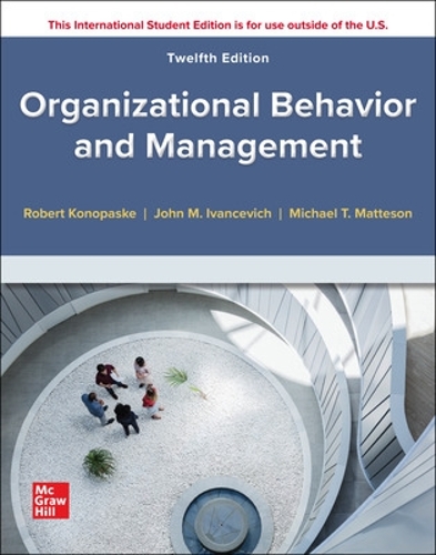Бумажная книга «Organizational Behavior and Management ISE», автор Роберт Конопаске - фото №1
