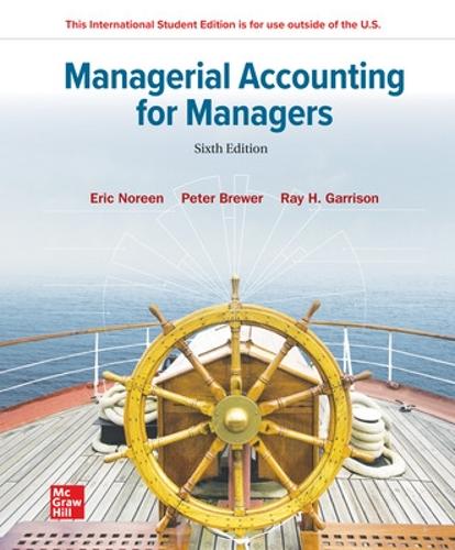 Паперова книга «Managerial Accounting for Managers ISE», автор Ерік Норін - фото №1
