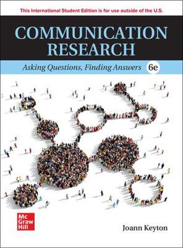 Бумажная книга «Communication Research: Asking Questions Finding Answers ISE», автор Джоанн Кейтон - фото №1