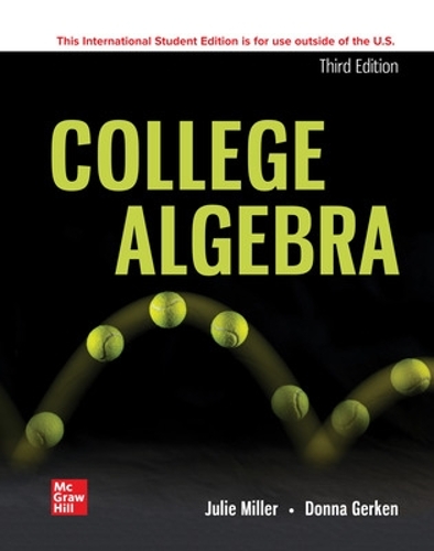 Паперова книга «College Algebra ISE», автор Джулі Міллер - фото №1