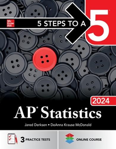 [object Object] «5 Steps to a 5: AP Statistics 2024», авторів Діанна Краузе МакДональд, Джаред Дерксен - фото №1