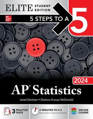 [object Object] «5 Steps to a 5: AP Statistics 2024 Elite Student Edition», авторів Діанна Краузе МакДональд, Джаред Дерксен - фото №1