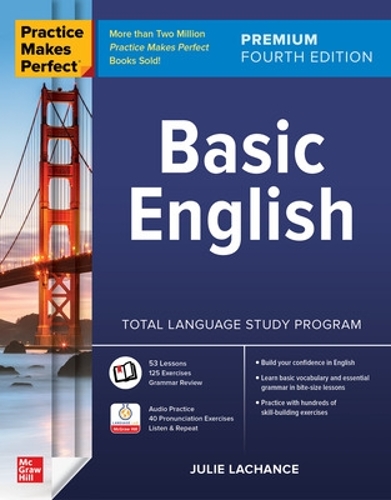 [object Object] «Practice Makes Perfect: Basic English, Premium Fourth Edition», автор Джулі Лашанс - фото №1