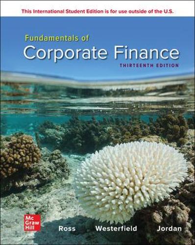 Бумажная книга «Fundamentals of Corporate Finance ISE», авторов Брэдфорд Джордан, Рэндольф Вестерфилд, Стивен Росс - фото №1